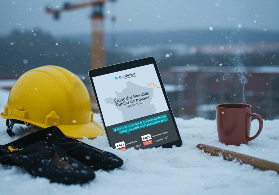 marchés publics de travaux - étude janvier 2026