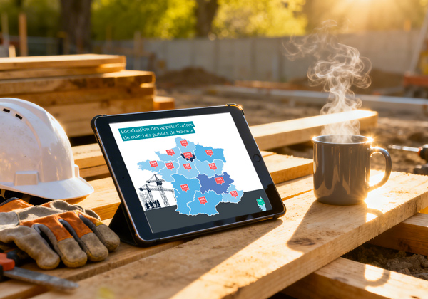 études des projets de chantier dans la commande publique pour le mois de mars 2026 en france